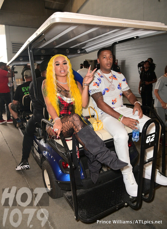 Dream Doll arriving at Hot 107.9 Birthday Bash