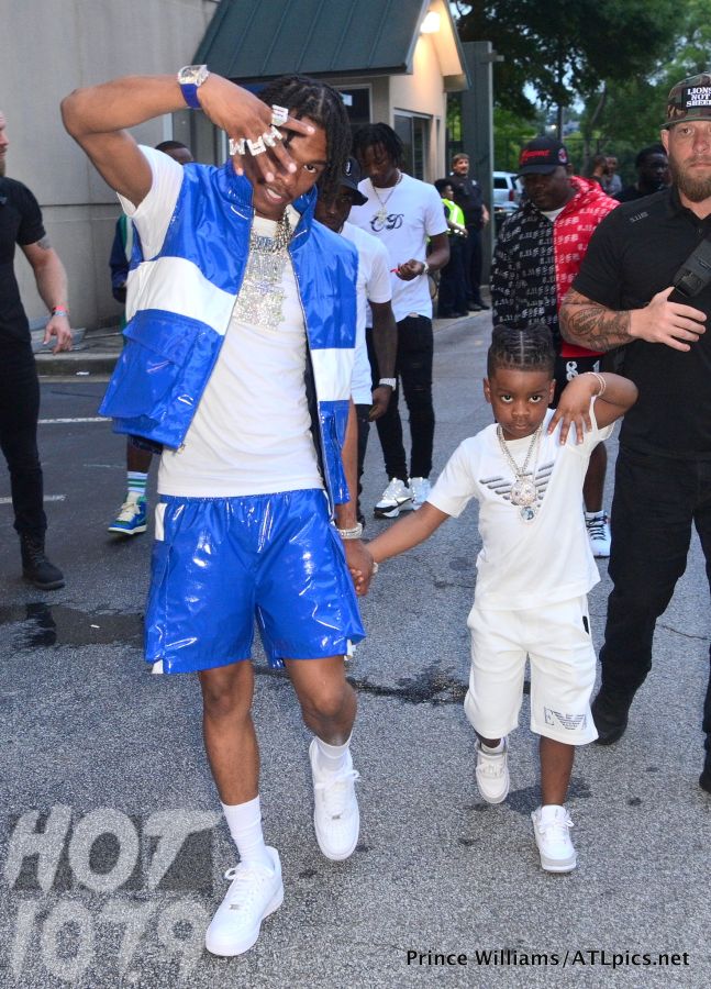 lil Baby and son at Birthday Bash ATL 25