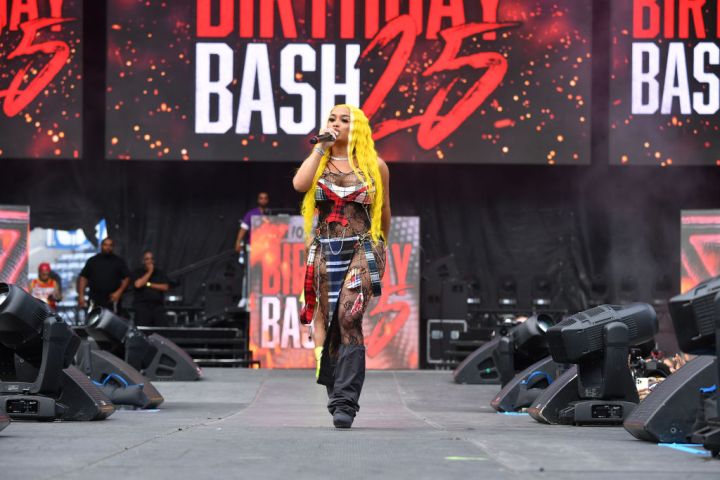 DreamDoll performs onstage during Hot 107.9 Birthday Bash 25