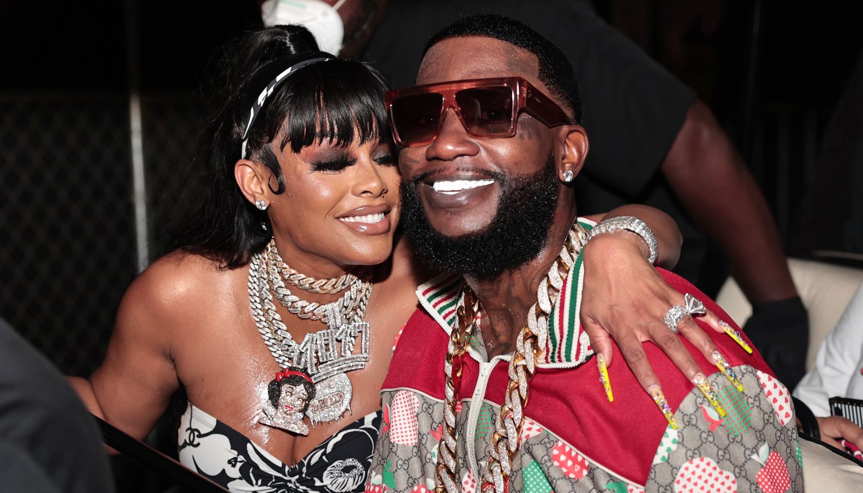 Gucci Mane and Keyshia Ka'oir at Birthday Bash