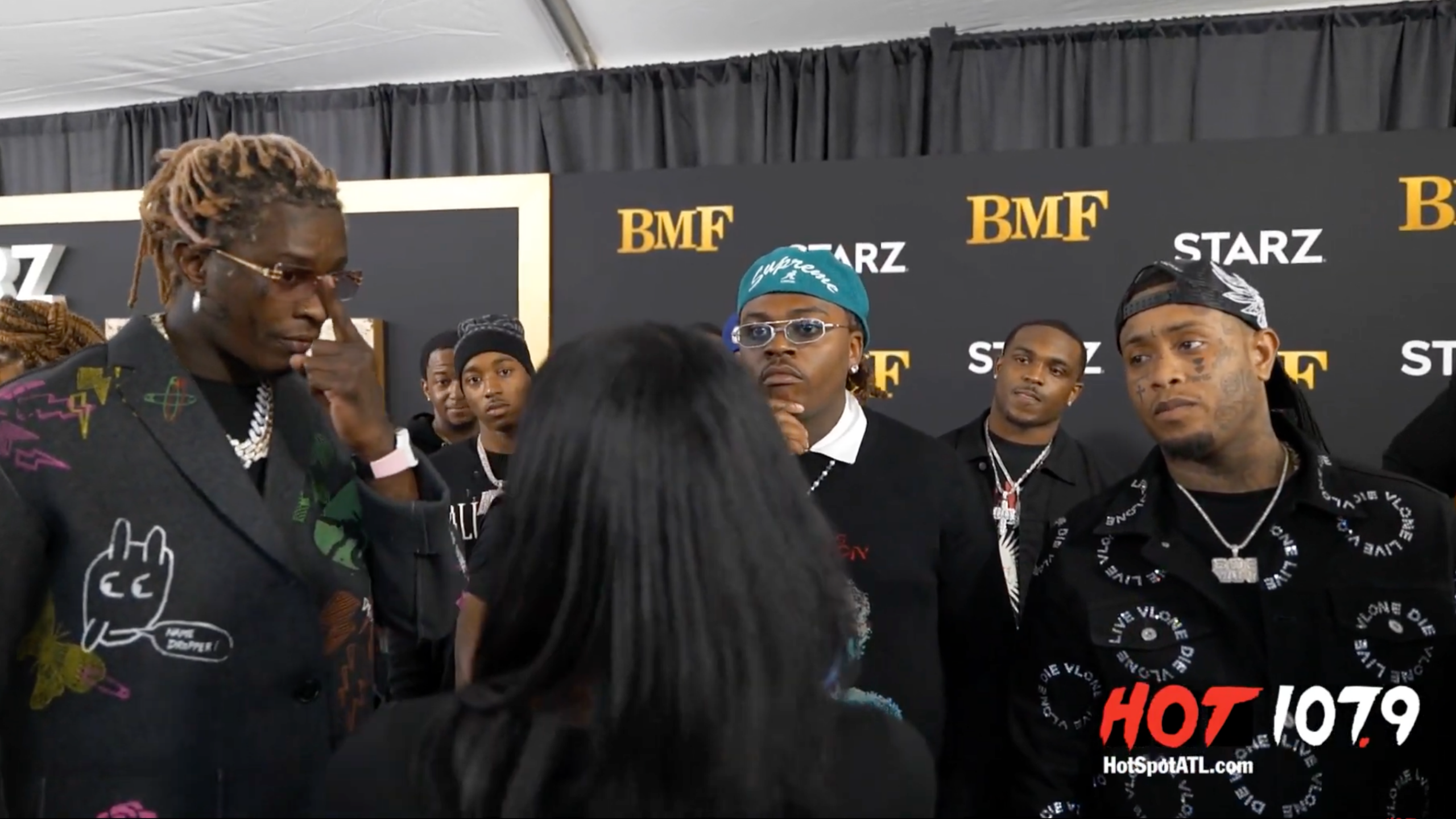 Young Thug, Gunna & Lil Meech Pay Homage to BMF at Red Carpet Premiere [Video]