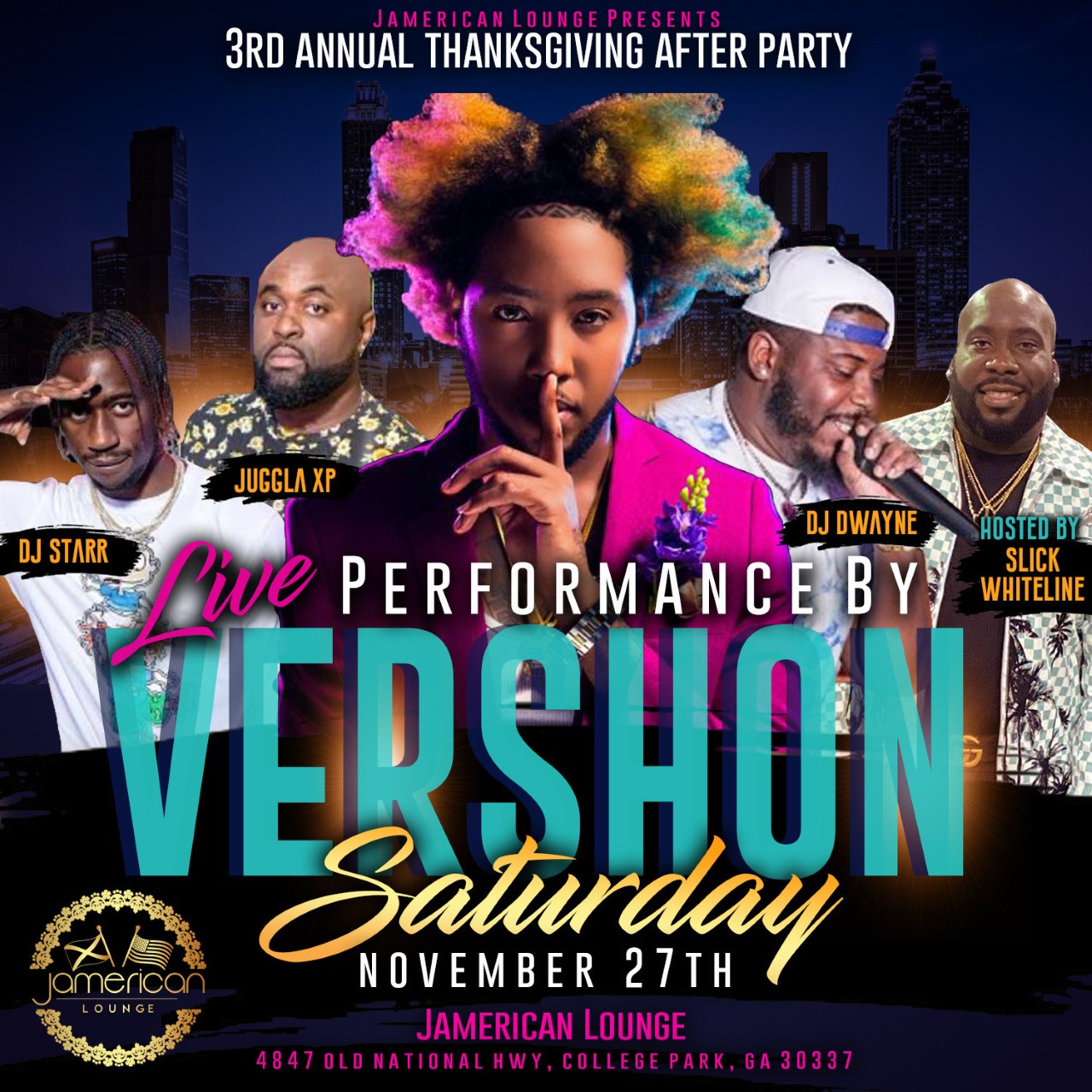 Vershon Performing at Jamerican Lounge
