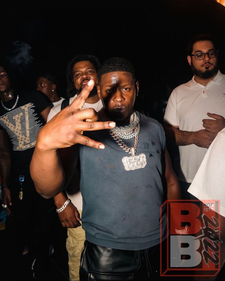 Blac Youngsta Backstage at Birthday Bash ATL 2022