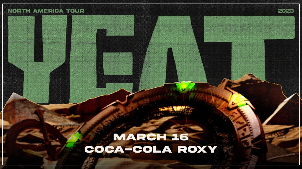Yeat March 16 at the Coca-Cola Roxy