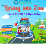 Register to win a free oil change and free car wash courtesy of Amerigroup Community Care.