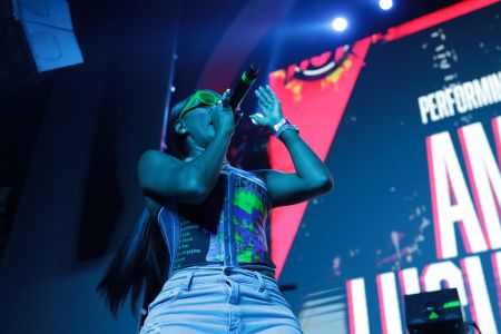 Amy Luciano Performs At Birthday Bash ATL 2023 Showcase