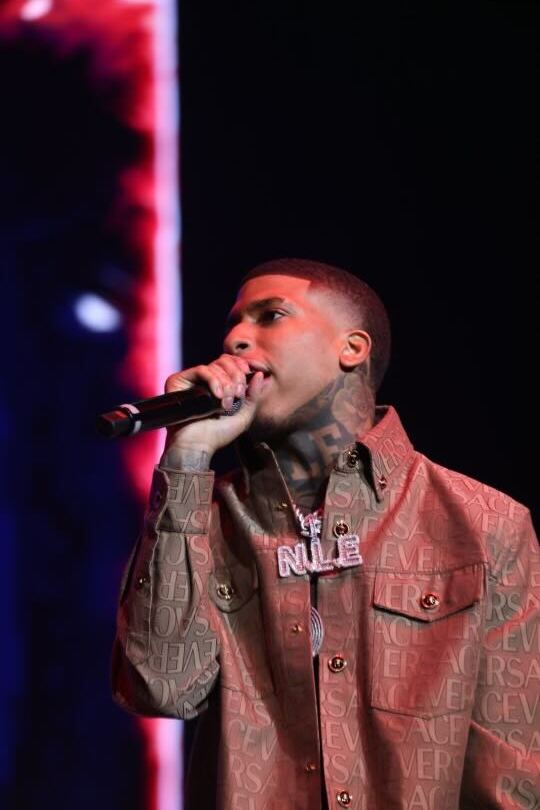 NLE Choppa Performs at Birthday Bash ATL 2023