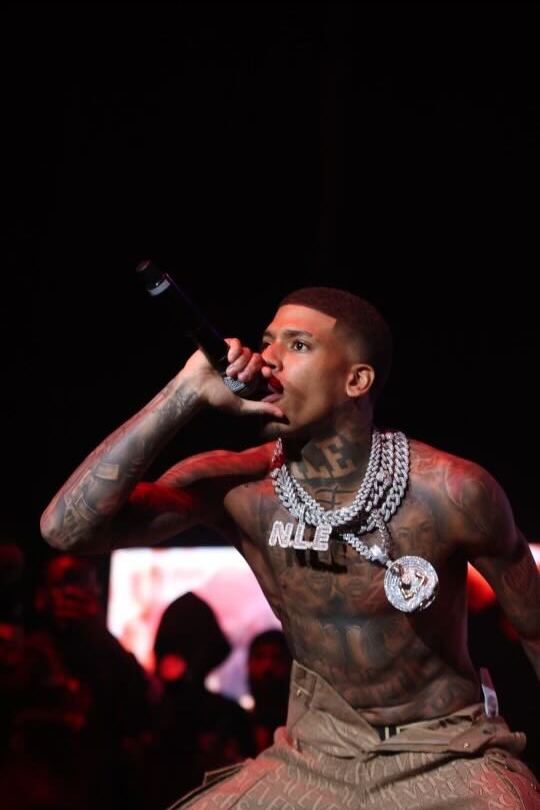 NLE Choppa Performs at Birthday Bash ATL 2023