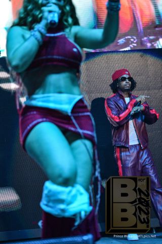 21 Savage and Latto Touch The Stage Together at Birthday Bash ATL 2023 [Photos]