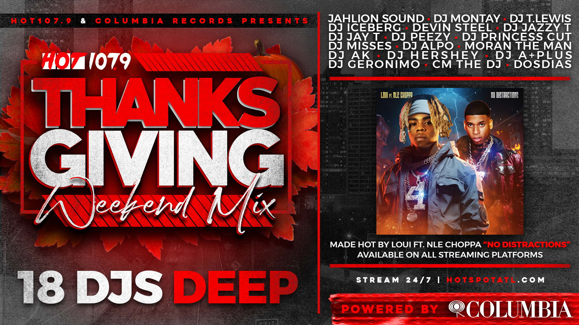 HOT 107.9 Thanksgiving Mix