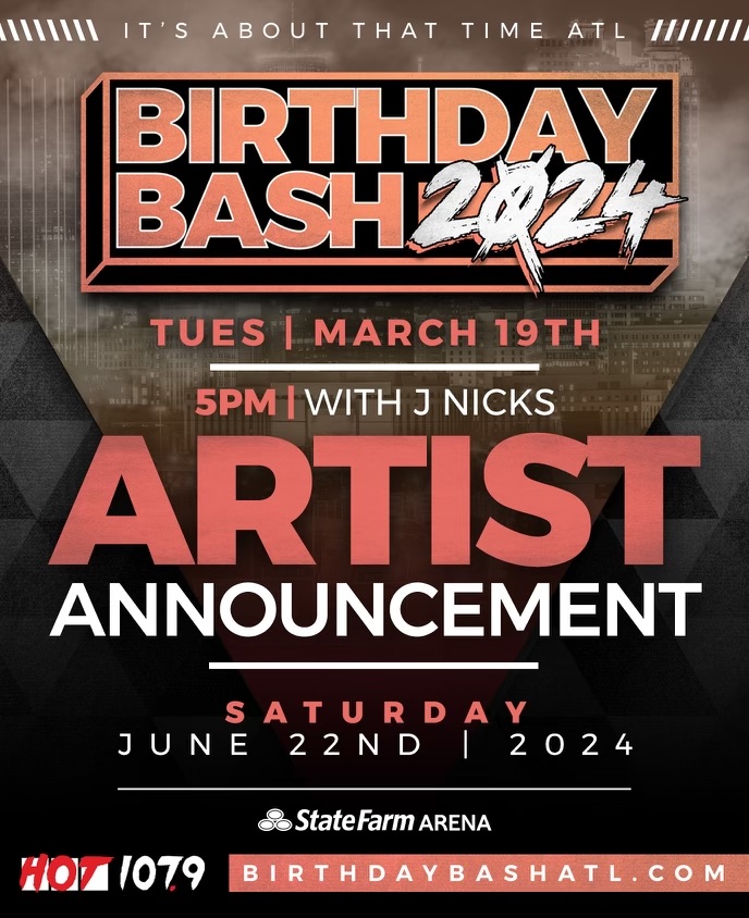Birthday Bash ATL 2024 Artist Announcement