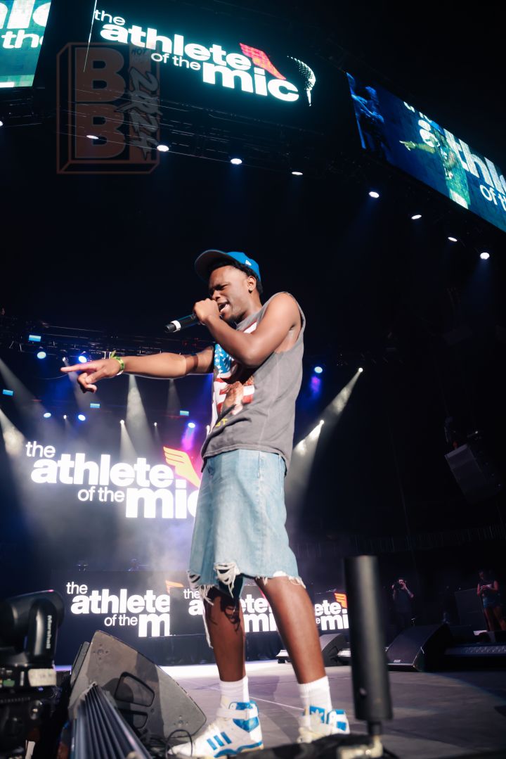 Athlete Of The Mic Winner Tha King Roscoe Performs At Birthday Bash ATL 2024