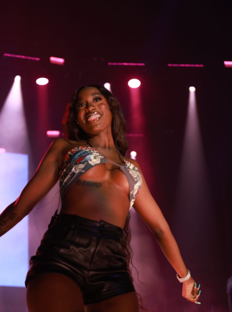 Flo Milli Performs with Latto At Birthday Bash ATL 2024