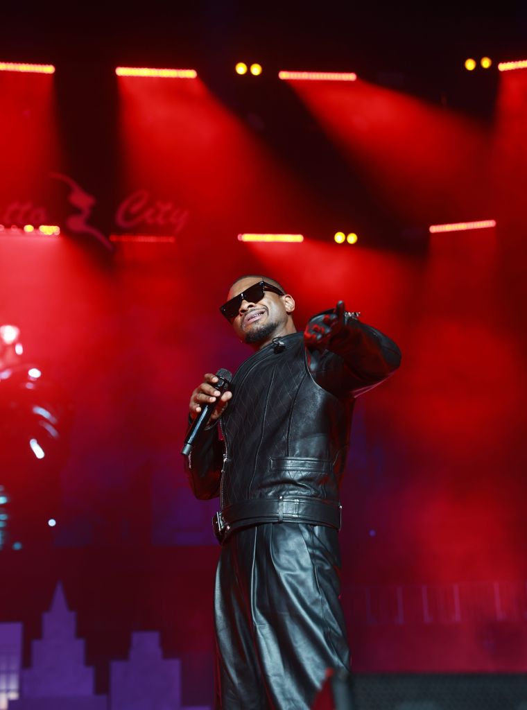 Latto Brings Out Usher To Perform At Birthday Bash ATL 2024