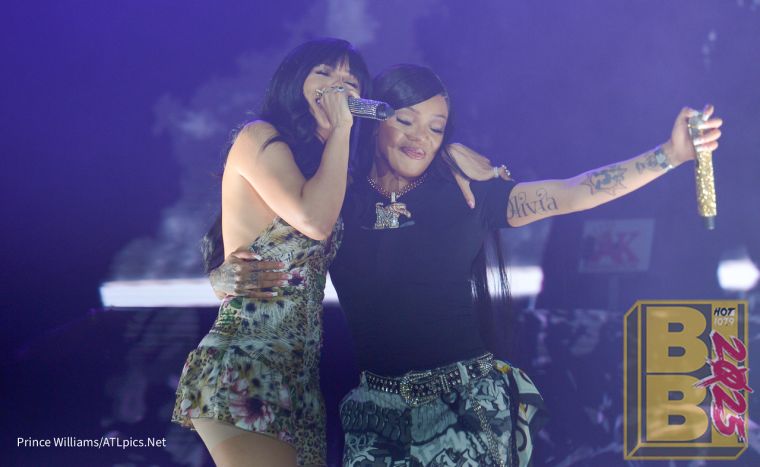 GloRilla & Mariah The Scientist at Hot 107.9's Birthday Bash 2025