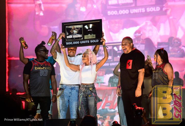 Pluto Celebrates 500K Units Sold of "Whim Whammy" at Hot 107.9's Birthday Bash 2025