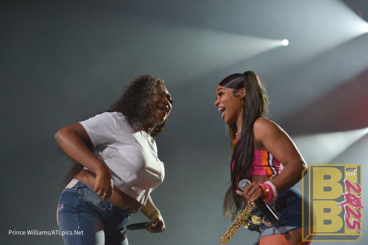 Bunna B and YK Niece at Hot 107.9's Birthday Bash 2025