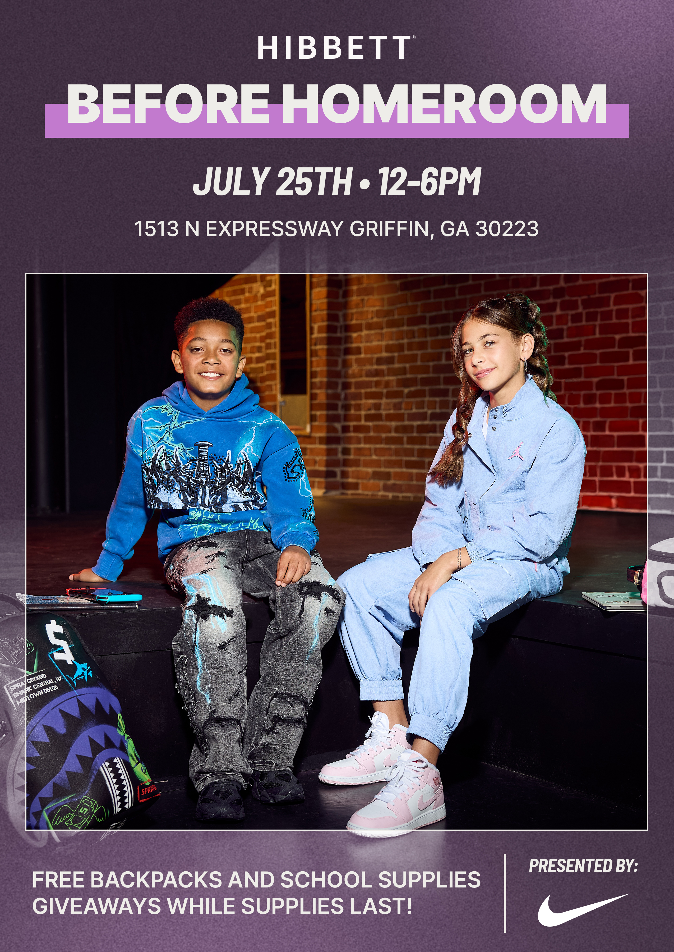 Hibbett Sports Backpack Events
