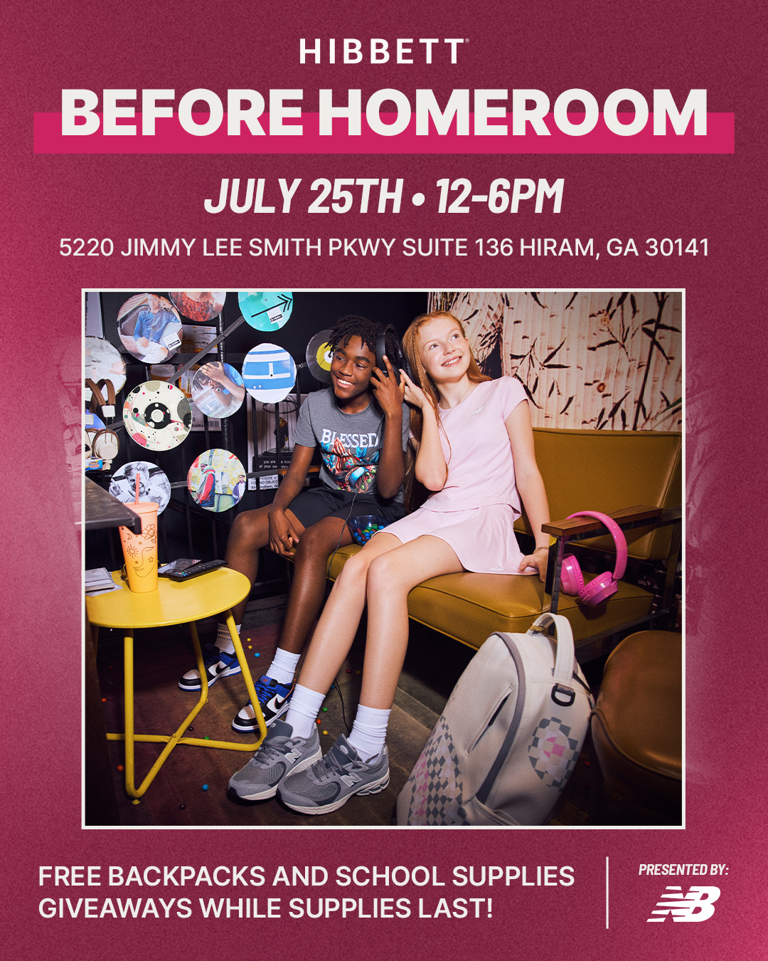 Hibbett Sports Backpack Events