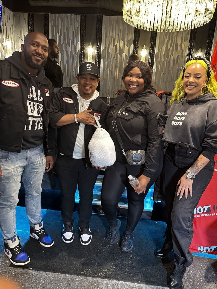 Hot 107.9 & The Morning Hustle At Harolds Chicken and Ice Bar - Panola