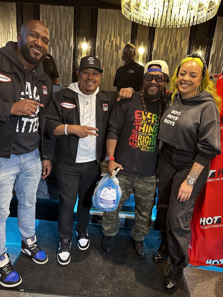 Hot 107.9 & The Morning Hustle At Harolds Chicken and Ice Bar - Panola