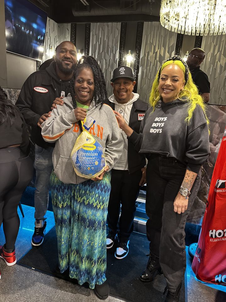 Hot 107.9 & The Morning Hustle At Harolds Chicken and Ice Bar - Panola