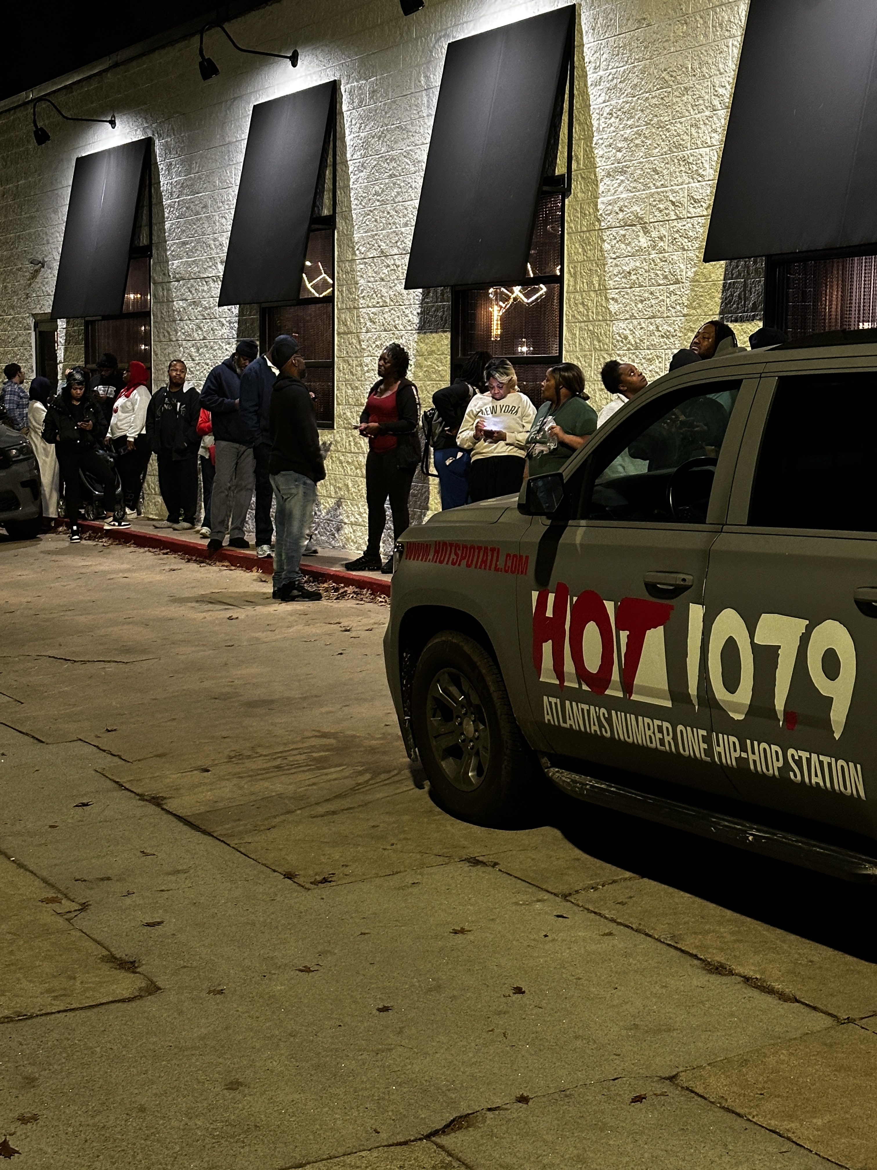 Hot 107.9 & The Morning Hustle At Harolds Chicken and Ice Bar - Panola