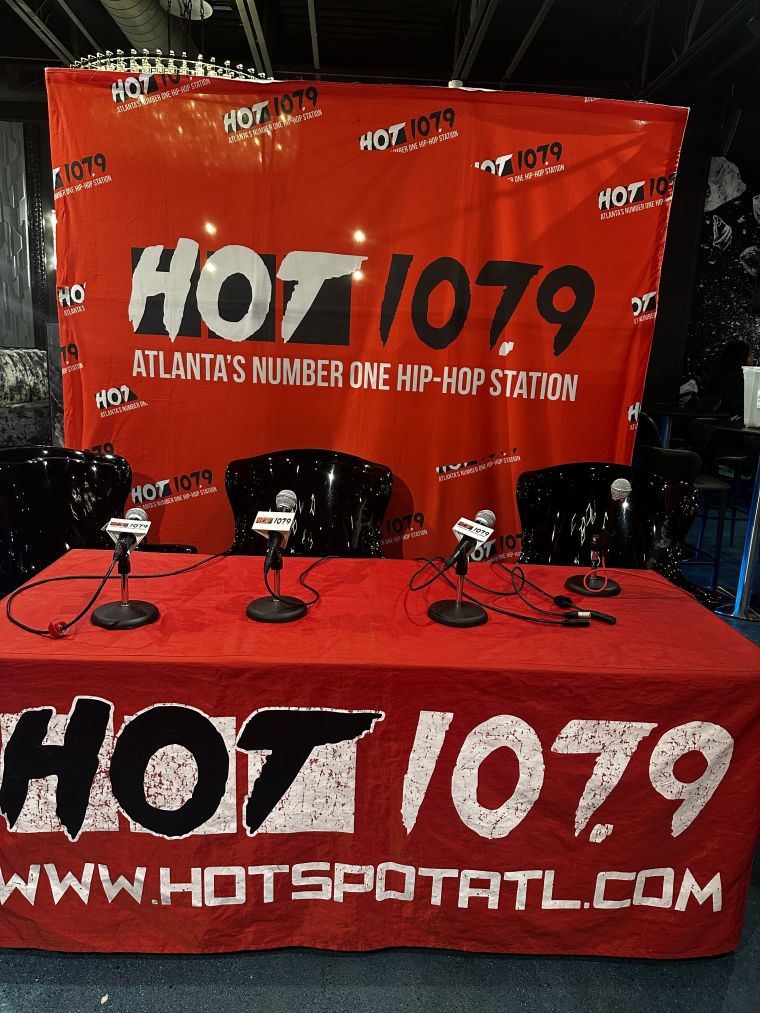 Hot 107.9 & The Morning Hustle At Harolds Chicken and Ice Bar - Panola