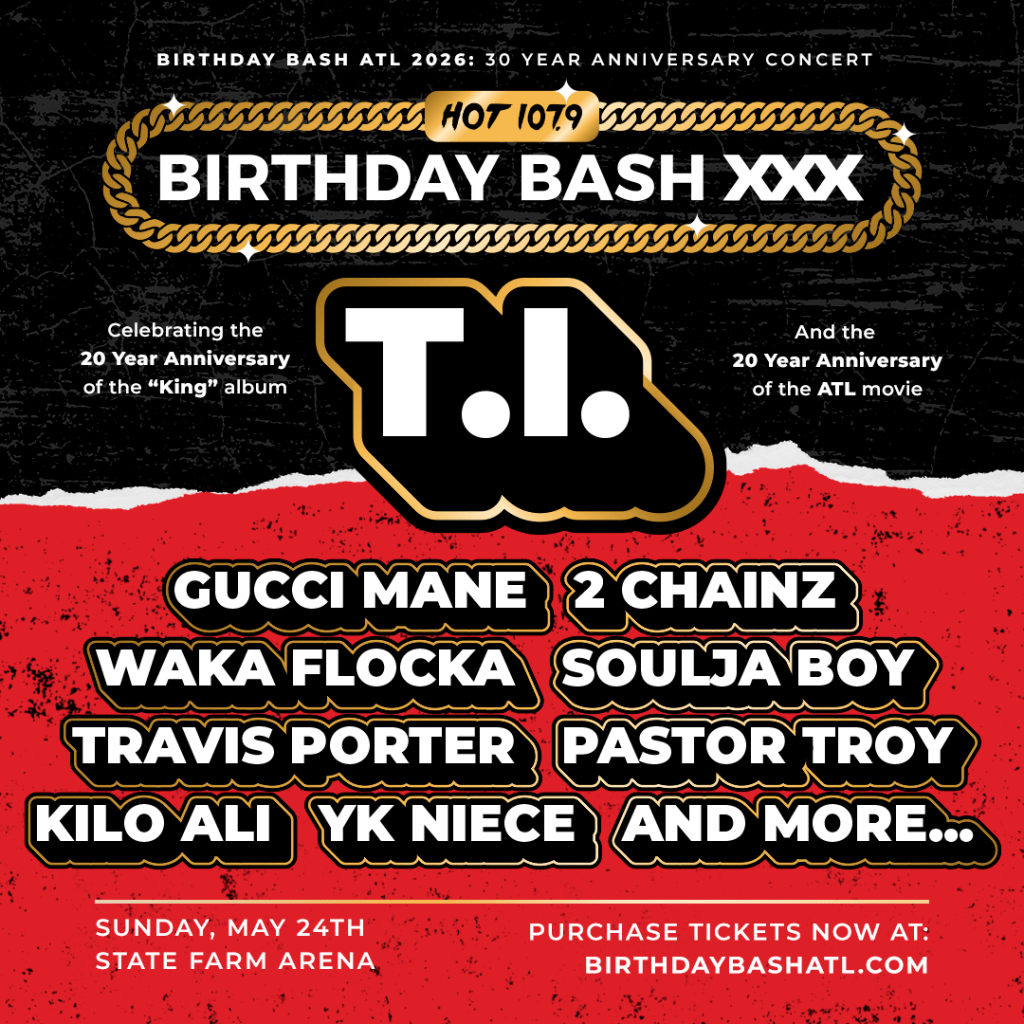 Birthday Bash ATL Celebrates 30 Years With T.I. As Headliner