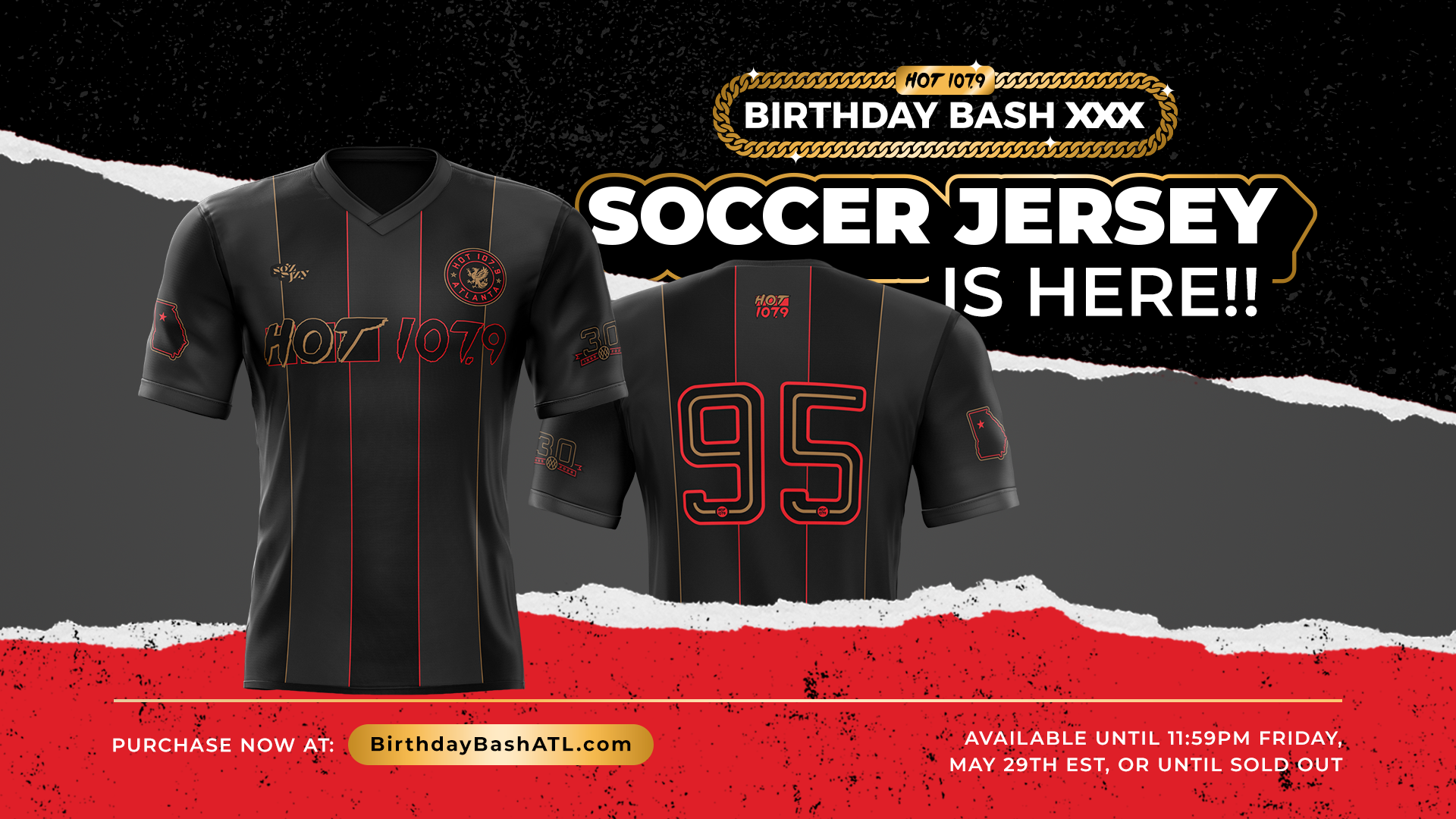Birthday Bash XXX Jersey Updated